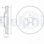 Piduriketas DELPHI BG9195C