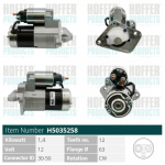 Starter HOFFER H5035258