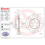 Piduriketas BREMBO 09.A613.51