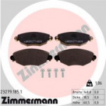 Piduriklotsi komplekt, ketaspidur ZIMMERMANN 23279.185.1