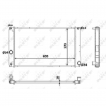 Radiaator, mootorijahutus NRF 53926
