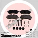 Piduriklotsi komplekt, ketaspidur ZIMMERMANN 29200.205.2
