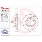 Piduriketas BREMBO 09.5055.10