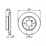 Piduriketas BOSCH 0 986 478 450