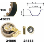 Hammasrihma komplekt MAPCO 23831