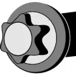 Klapikaanekruvikomplekt CORTECO 016734B
