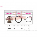 Termostaat, jahutusvedelik EPS 1.880.691