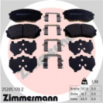 Piduriklotsi komplekt,ketaspidur ZIMMERMANN 25205.170.2