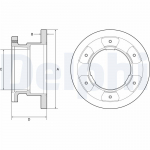 Piduriketas DELPHI BG9201