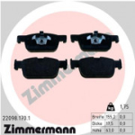 Piduriklotsi komplekt, ketaspidur ZIMMERMANN 22098.170.1