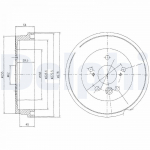Piduritrummel DELPHI BF495
