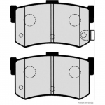 Piduriklotsi komplekt, ketaspidur HERTH+BUSS JAKOPARTS J3610502