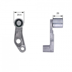 Seade ja juhtrull, hammasrihm GATES T42234