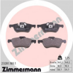 Piduriklotsi komplekt, ketaspidur ZIMMERMANN 23281.180.1