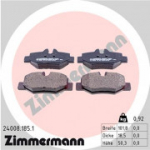 Piduriklotsi komplekt, ketaspidur ZIMMERMANN 24008.185.1