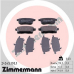 Piduriklotsi komplekt, ketaspidur ZIMMERMANN 24545.170.1