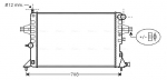 Radiaator, mootorijahutus AVA QUALITY COOLING OLA2296