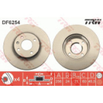 Piduriketas TRW DF6254