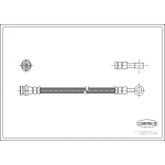 Pidurivoolik CORTECO 19033524