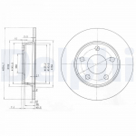 Piduriketas DELPHI BG3671