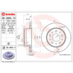 Piduriketas BREMBO 09.C663.11