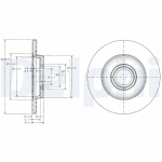 Piduriketas DELPHI BG3416C