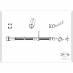 Pidurivoolik CORTECO 19032190