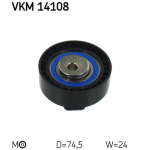 Pingutusrull, hammasrihm SKF VKM 14108