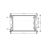 Radiaator, mootorijahutus AVA Clever Choice AI2201