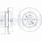 Piduriketas DELPHI BG3804
