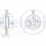Piduriketas DELPHI BG3685