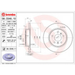 Piduriketas BREMBO 08.C546.11