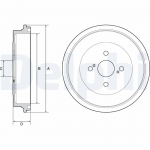 Piduritrummel DELPHI BF560