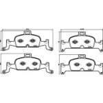 Piduriklotsi komplekt, ketaspidur BREMBO P 85 164