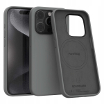 Spacecase Silikoon&uuml;mbris iPhone 15 Pro Gray