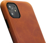 iPhone XS Max nahast kaitse&uuml;mbris Konjakipruun