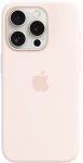 Apple iPhone 15 Pro Silicone Case Light Pink Originaal &Uuml;mbris