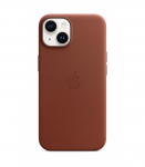 iPhone 14 Leather Case Umber Originaal &uuml;mbris