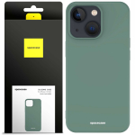 Spacecase Silikoon&uuml;mbris iPhone 13 mini Dark Green