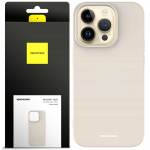 Spacecase Silikoon&uuml;mbris iPhone 14 Pro Bone