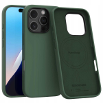 Spacecase Silikoon&uuml;mbris iPhone 16 Pro Dark Green