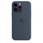 iPhone 14 Pro Max Silicone Case Storm Blue Originaal &Uuml;mbris