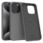 Spacecase Silikoon&uuml;mbris iPhone 15 Pro Max Gray