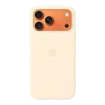 iPhone 17 Pro Max Silikoon Case Vanilla Originaal &Uuml;mbris