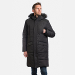 HUPPA Meeste talvemantel HUPPA Werner 2 200 g, must 12318220-50009/S