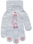 BeSNAZZY Kootud s&otilde;rmkindad R-012A-grey15/15 cm