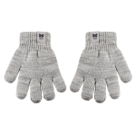 BeSNAZZY Kahekordsed kootud kindad R-106DB-Grey/15 cm