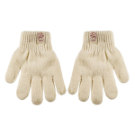 BeSNAZZY Kahekordsed kootud kindad R-107DB-Beige/15 cm