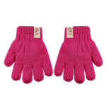 BeSNAZZY Kahekordsed kootud kindad R-107DB-Dpink/15 cm