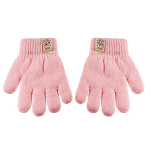 BeSNAZZY Kahekordsed kootud kindad R-107DB-Lpink/15 cm